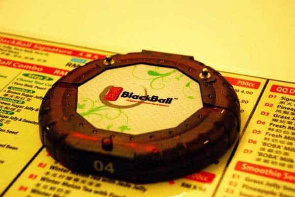 blackball ordering device