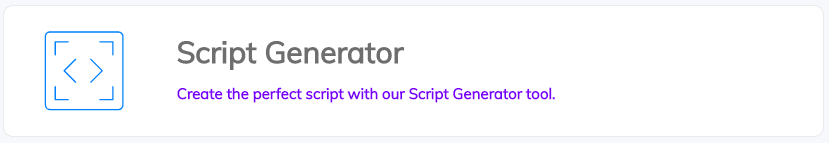 Script Generator
