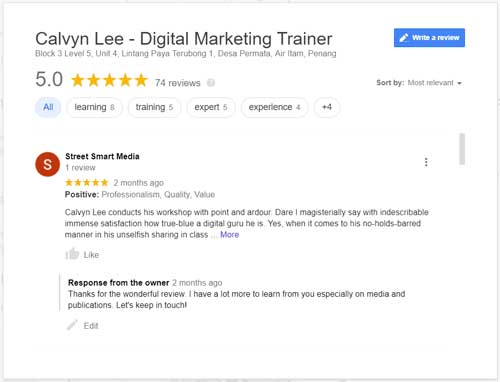 Google My Business Review