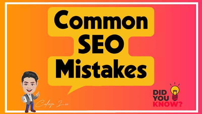 Common SEO Mistakes Banner