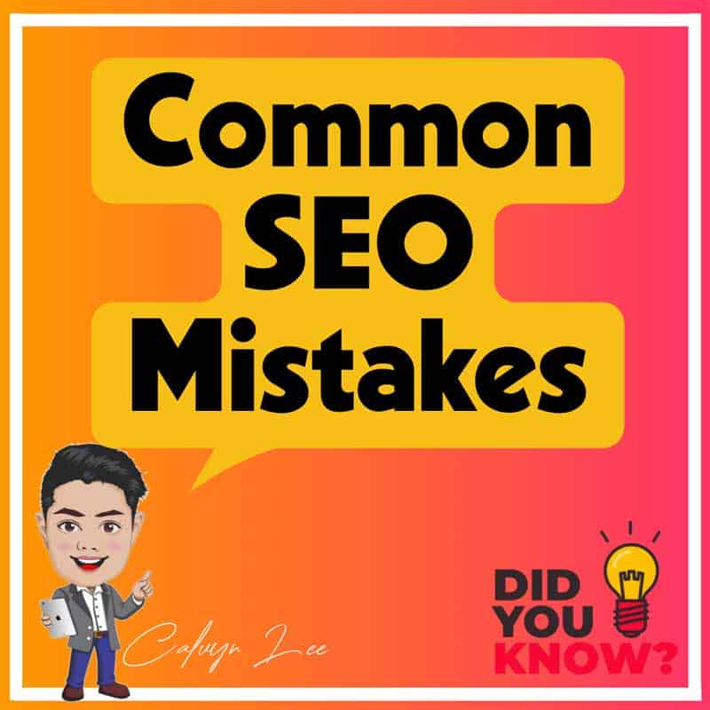 Top common SEO mistakes every marketer should avoid