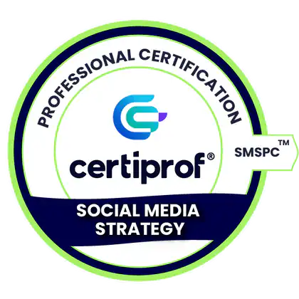 Social Media Strategy Professional Certification Badge