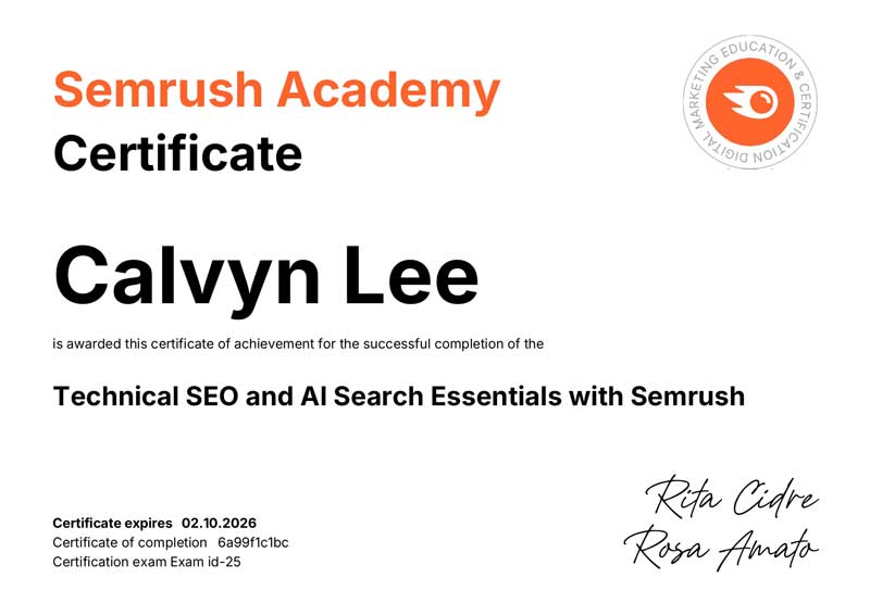 Technical-SEO-and-AI-Search-Essentials-with-Semrush-certificate Technical SEO and AI Search Essentials Certificate