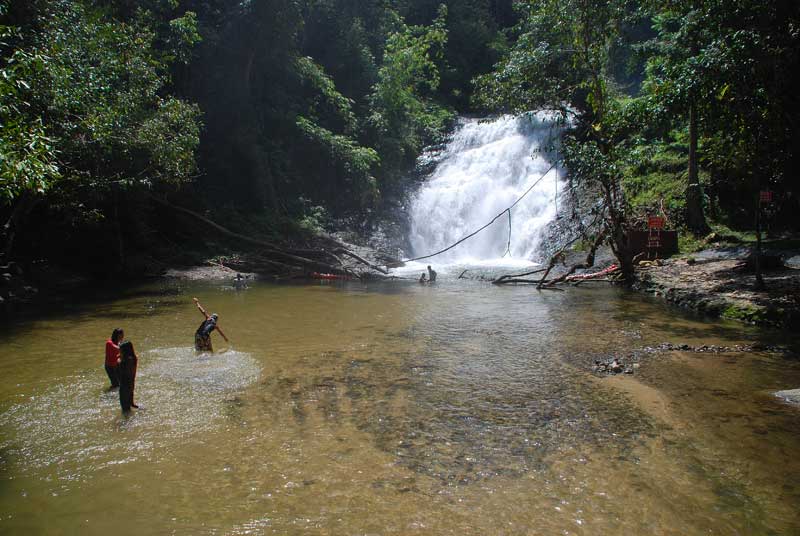 bukit hijau waterfall