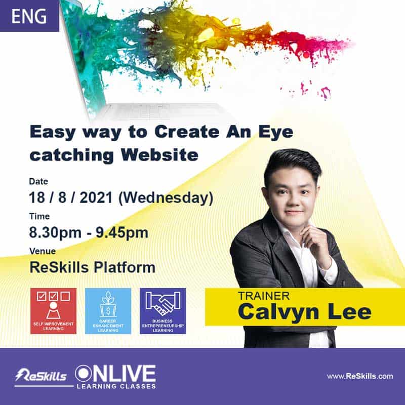 Reskills Easy Way To Create An Eye Catching Website